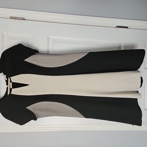 Black and beige size 16 dress